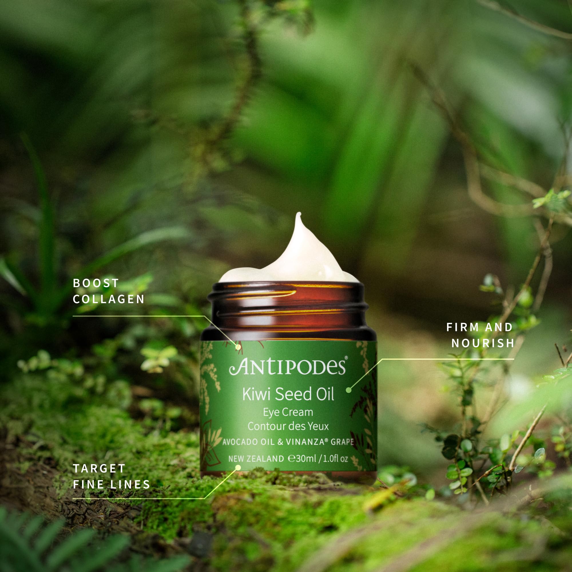 Amazon.com: Antipodes Kiwi Seed Eye Cream, 30 ML : Beauty